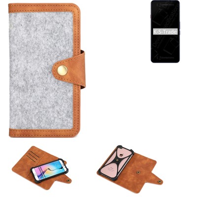 Filzhülle für nubia Red Magic 7 Pro Handy-Tasche hellgrau