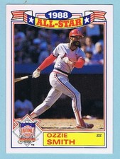 1989 Topps All-Star Glossy Baseball - #16 Ozzie Smith - St. Louis Cardinals