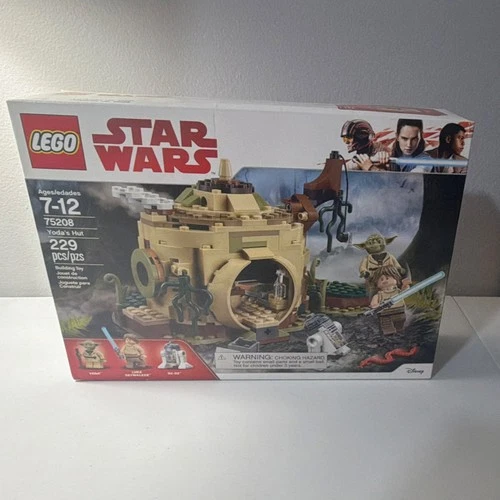 LEGO Star Wars Yoda's Hut 75208 229pcs Complete Set Yoda Luke R2-D2