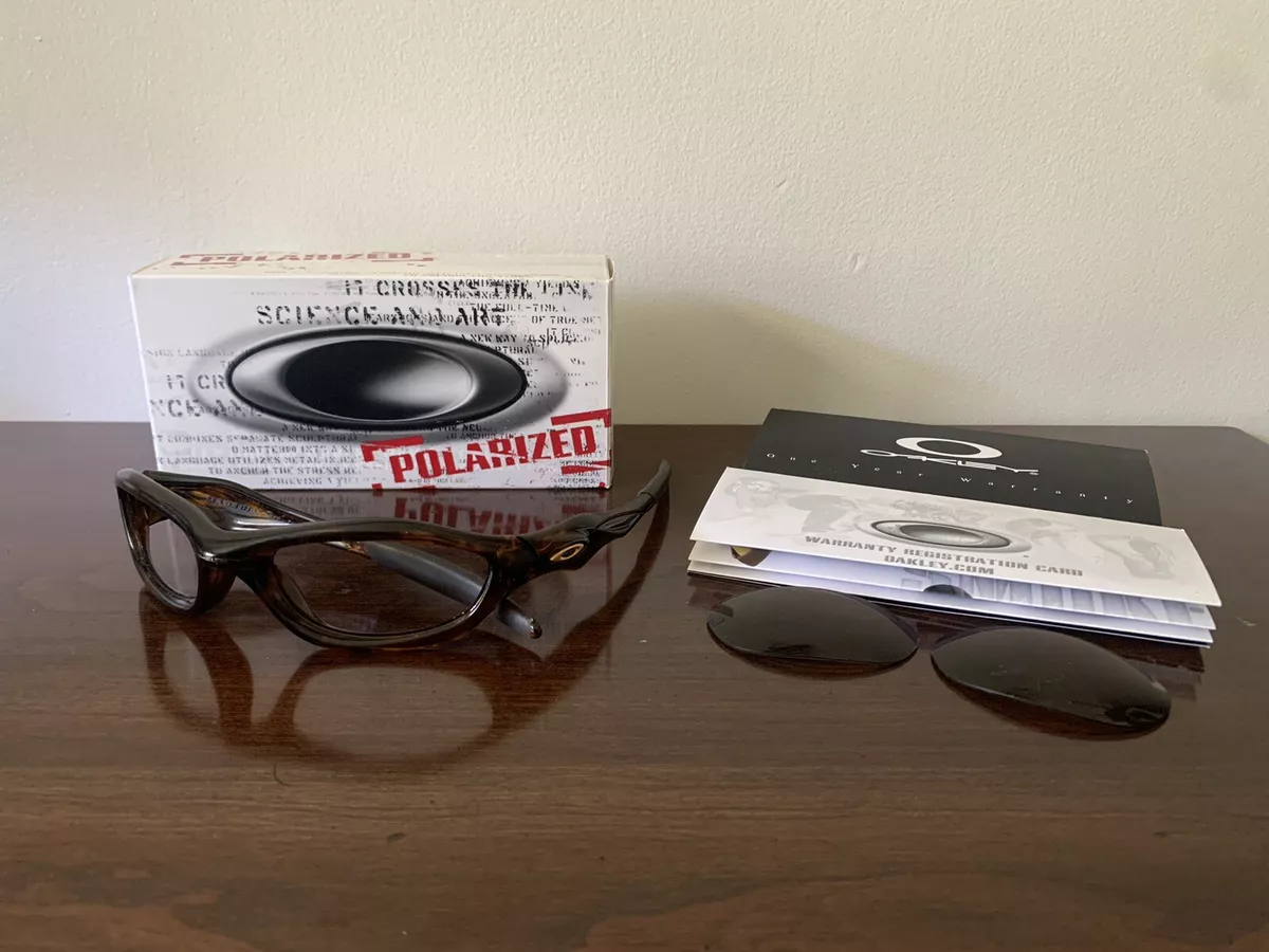 Oakley Minute 2.0 Sunglasses Tortoise Bronze Gold With Original Box Vintage