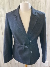 Vintage Pendleton Women s Virgin Wool Suit Jacket Gray Size 14 See Description