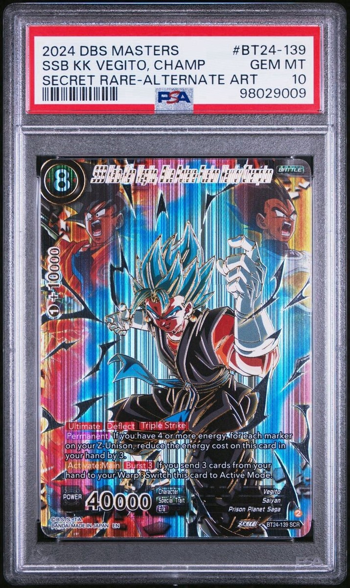 SSB Kaio-Ken Vegito, Blue Potara-Fusion Warrior Champion BT24-139