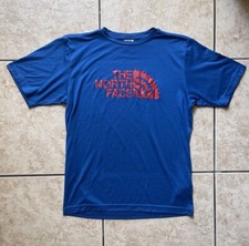 The North Face TNF Men’s Short Sleeve Sprocket Gear Small T-Shirt Blue Bike Tee