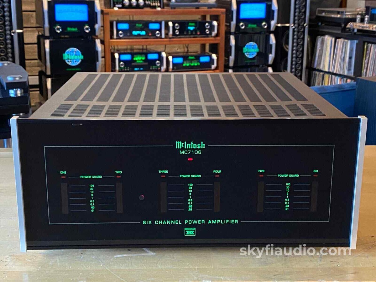 McIntosh MC7106 - 6 Channel Solid State Amplifier | THX Rated