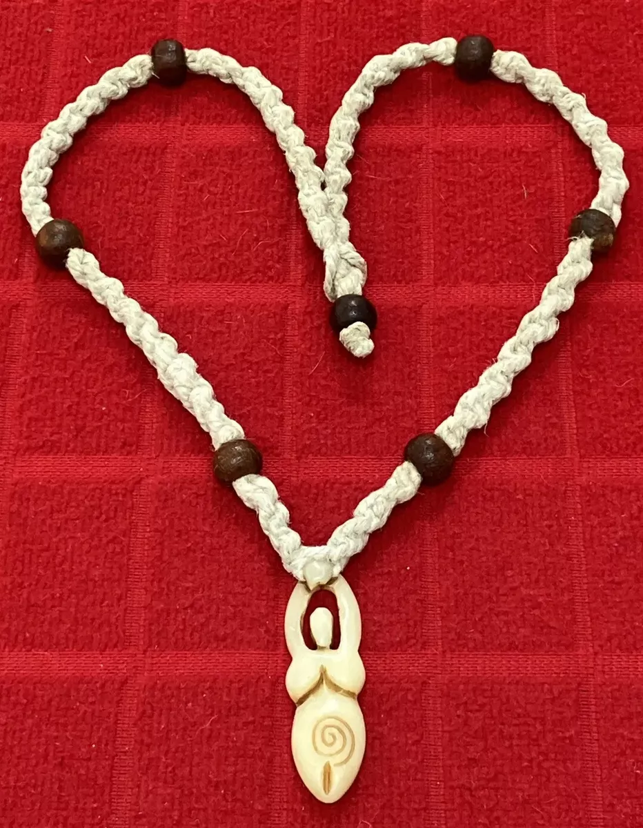 Braided hemp necklace outlet