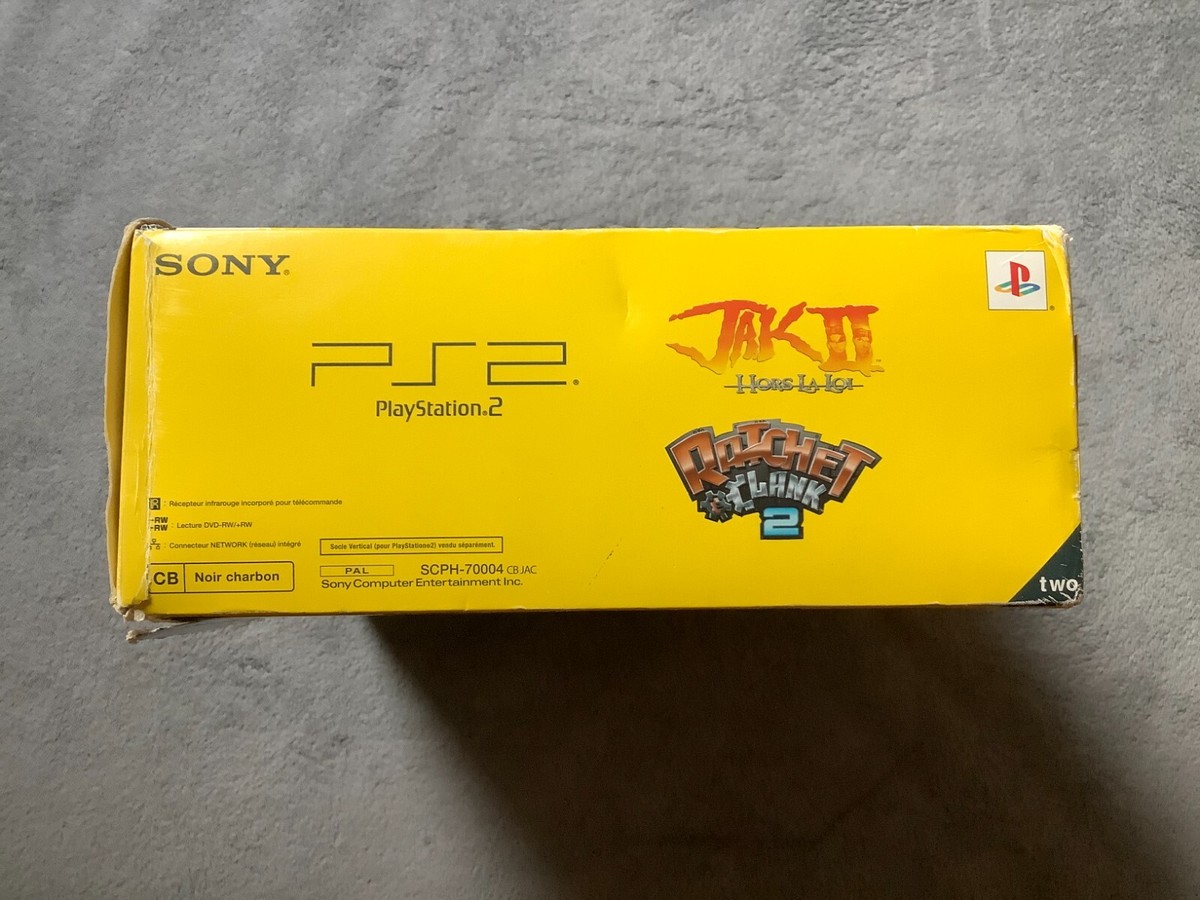 Console PS2 Avec Ratchet & Clank 2 Et Jak 2 – Occasion Bon état