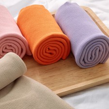 Elasticity Knitted Thread Fabric for Cuff Leg Opening Hoodies Hem Neckline