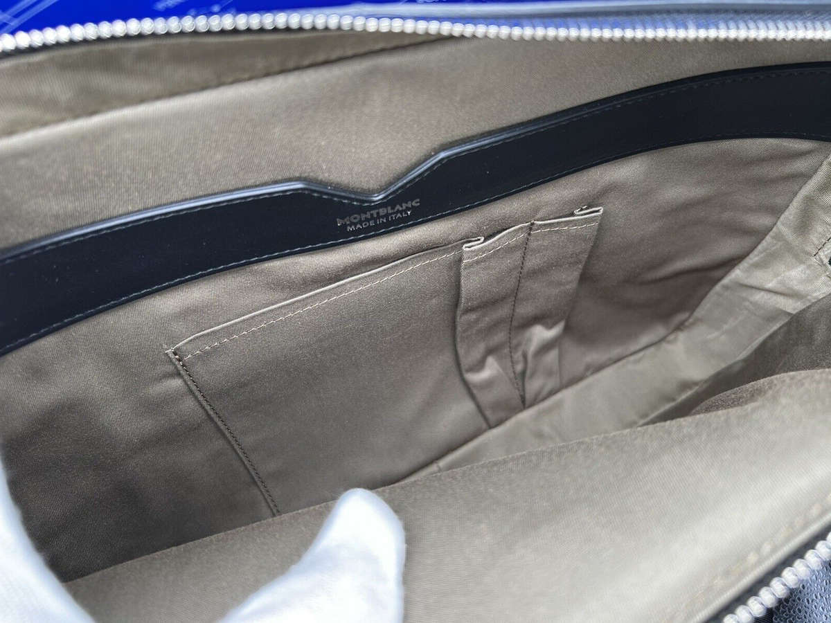 $1110 MSRP Montblanc Meisterstuck Urban Laptop Case Black 124079