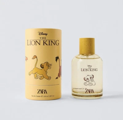 ZARA THE LION KING DISNEY EDT EAU DE TOILETTE PERFUME SPRAY 100ML BRAND NEW