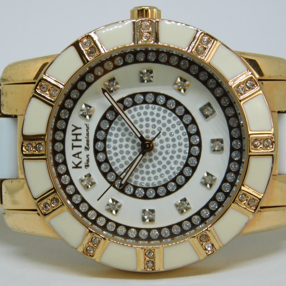 KATHY Van Zeeland KZ/1048 Two Tone Quartz Women display picture 2