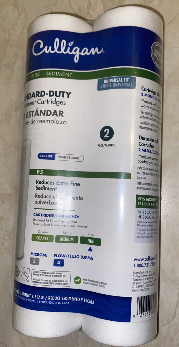 Culligan P5 Sediment Whole Home Water Filter Replacement, 51 OFF