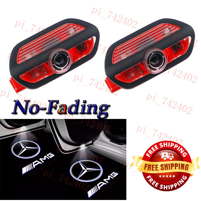 S-Class W222 Sedan 4-Door LED Projector Door Lights 2014-2020  