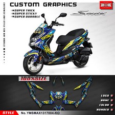 Scooter Custom Vinyl Sticker Decal Graphics Kit For Yamaha Smax 155 2013-2017