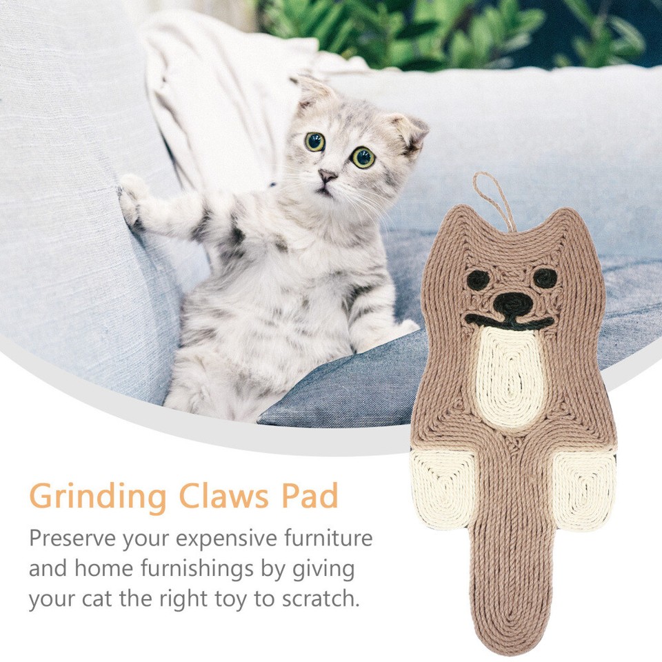 Cat Scratching Post Furniture Protector Sisal Scratcher Mat eBay