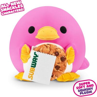 Zuru Snackles Schnabeltier Subway Snackle Stofftier mit Essen 41cm groß Neu
