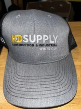 HD Supply Construction Industrial White Cap Baseball Hat Cap