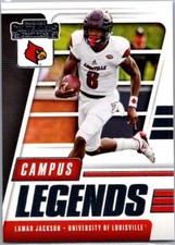 Lamar Jackson 2021 Panini Contenders DP #17 Campus Legends Louisville Cardinals
