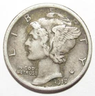 1917 Mercury Dime XF (F119)