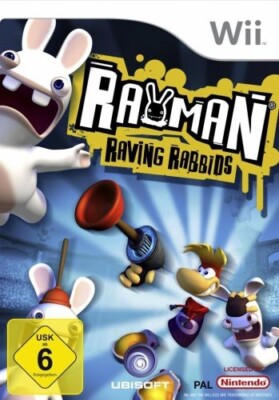 Nintendo Wii - Rayman Raving Rabbids DE DE/EN mit OVP