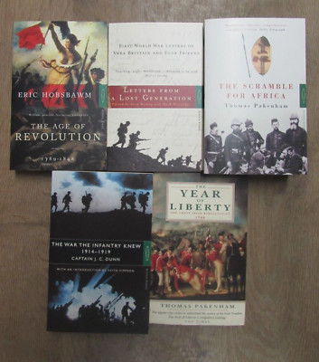 5 ABACUS HISTORY GREATS BOOKS by MIXED ** FREE UK POST ** PAPERBACK