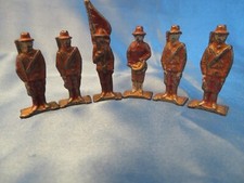RARE Manoil Barclay  Vintage Metal Toy WWI Army Soldiers 6 