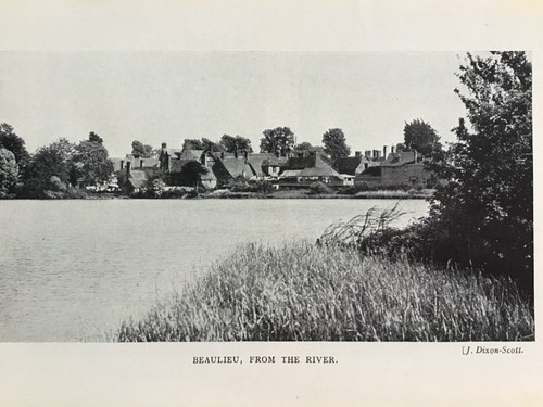 BEAULIEU Village, Vintage Print 1947 Real Photo Social History New Forest