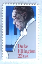 U.S.A. 1986, Duke Ellington (Music) 22-Cents Single Mint Stamp, Scott #2211