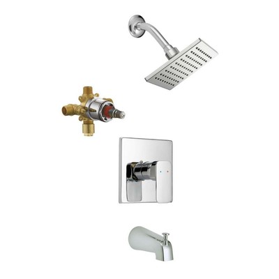Design House Karsen Single Handle 1 Spray Tub Shower Faucet