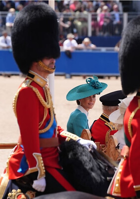 KATE LOOKING AT WILLIAM AT TROOPING THE COLOUR 2025 FRIDGE MAGNET 5'' X 3.5''