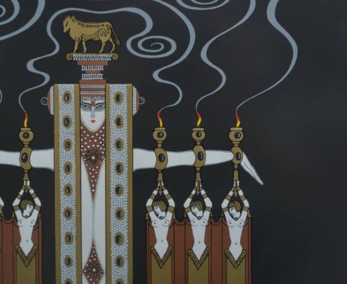 Erti (1892-1990), "The Golden Calf", 1983, Serigraph, pencil signed - Picture 3 of 5