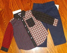 POLO RALPH LAUREN AUTHENTIC BABY BOYS BRAND NEW ORIGINAL 2Pc SET Size 12M, NWT