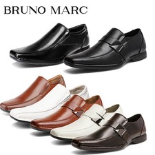 Bruno Marc Men's Leather Lined Dress Loafers Shoes CLASSIC Square Toe