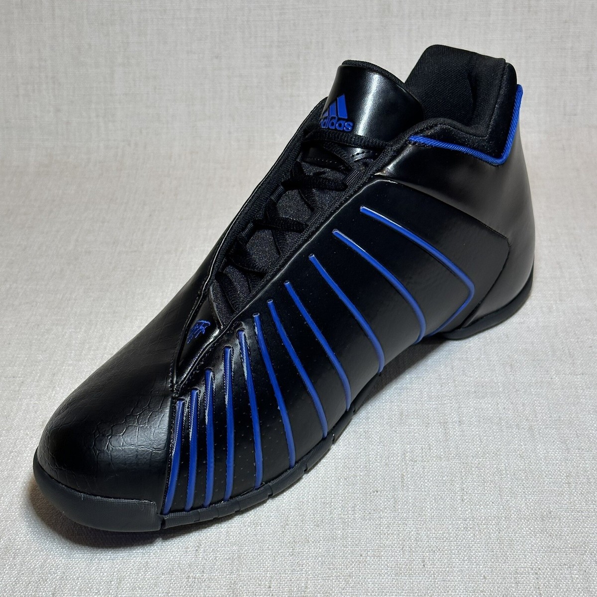 adidas TMAC 3 Restomod Black Royal Blue Men's Basketball Shoes