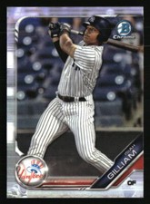 Isiah Gilliam 2019 Bowman Chrome Refractor #BDC-146  Baseball Card