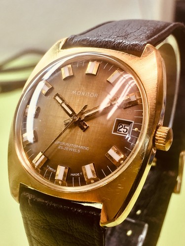 Orologio Vintage Anni 70 Monitor movimento Eta2783 automatico | eBay