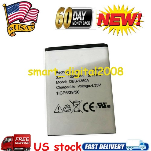 New 1350mAh Battery For Doro 7050 / Consumer Cellular Flip Phone | Model DBS-1350A Replacement