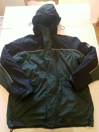 Para Hombre Puffer Chaqueta De Esquí Con Capucha Nieve Gerry Bosque/Azul  Marino Talla Mediana rn 15101 | eBay