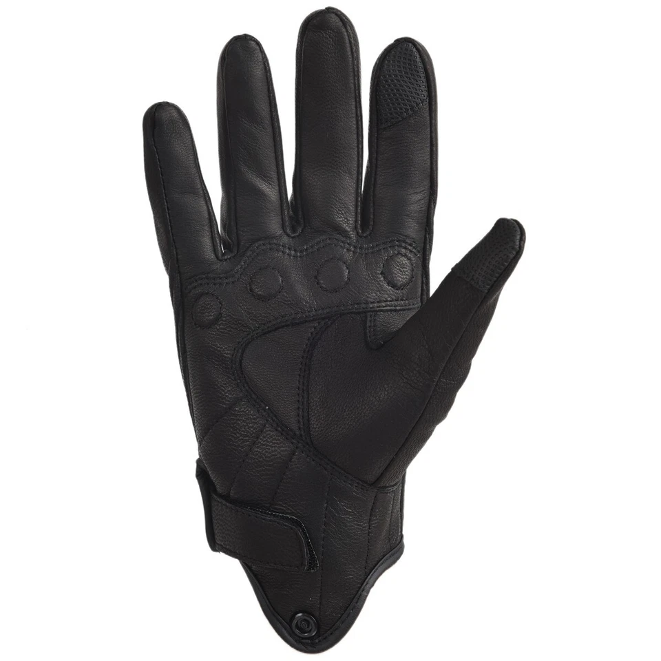 Motorcycle Gloves Motorbike Full Finger Genuine Goatskin Leather Dirt Bike Glove - Image 4 of 4