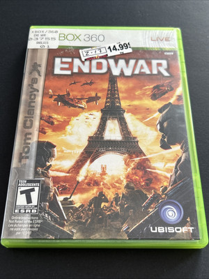 Tom Clancy's End War (Microsoft Xbox 360, 2008) CIB USED FAIR