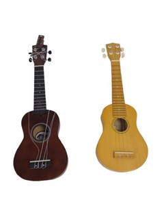 2x Ukuleles Sheffield Soprano & Tiger with Tiger and TGI Case Bags Pre Owned