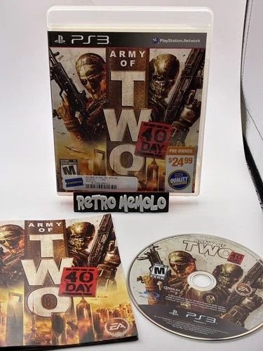 Army of Two: The 40th Day (Sony PlayStation 3, 2010, PS3) Complete, tested