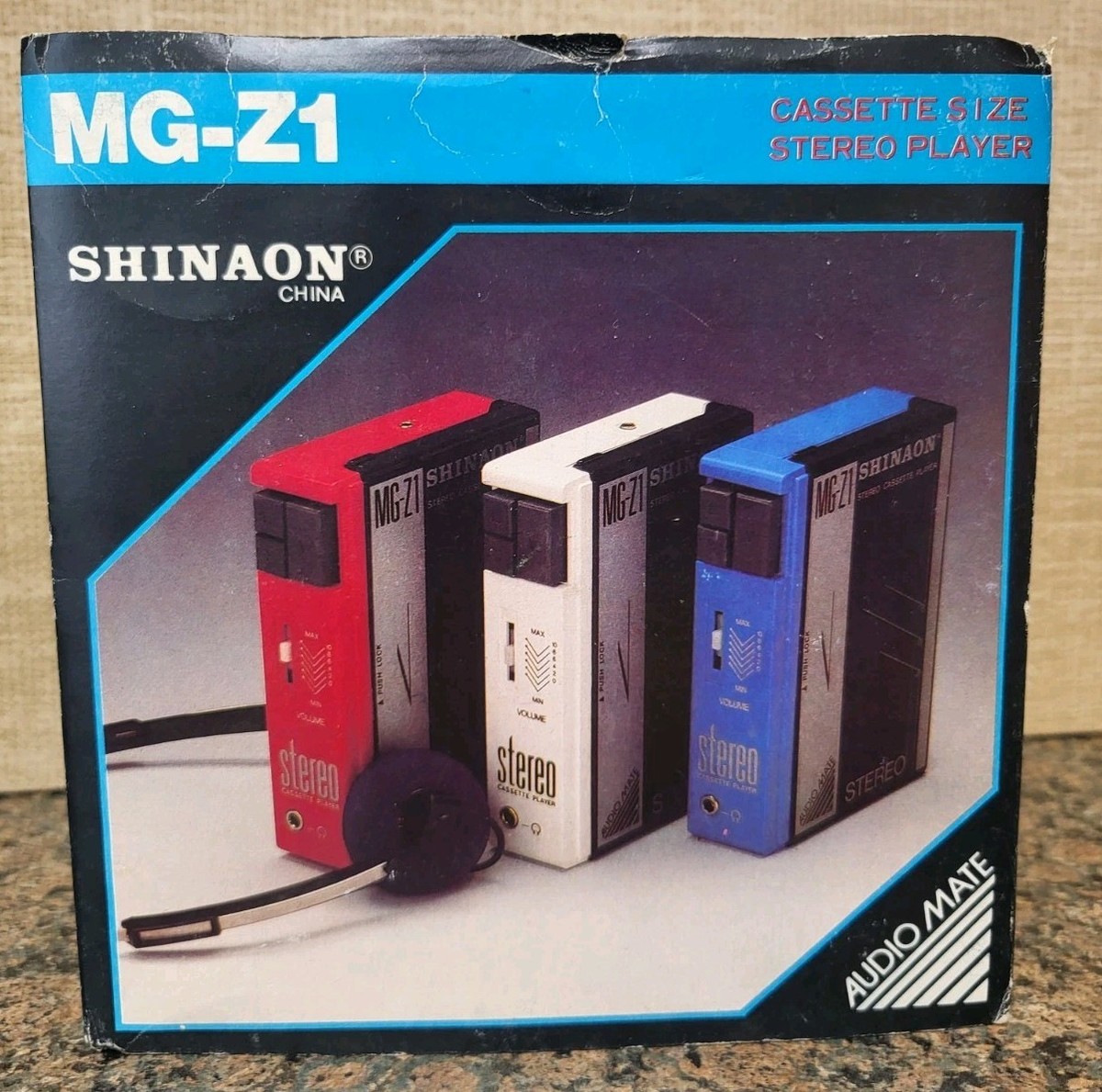 G39◇SHINAON MG-Z1/AUTO REVERSE R-1 朝日電機 ステレオカセット
