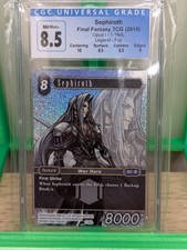 Final Fantasy TCG Sephiroth 1-186L Foil - CGC 8.5 - English - FFTCG