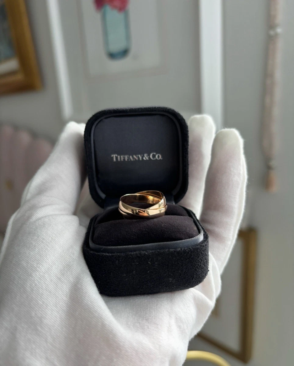 Tiffany & Co. without Stone Rose Gold Ring 6 Ring Fine Rings for