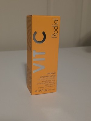 RODIAL VIT C PAPAYA ENZYME SCRUB Brighten & Renew 70ml/2.36oz. BNIB Sealed