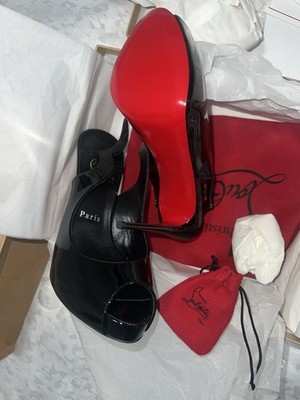 Christian Louboutin Hot Chick Sling Alta 120 Heels | eBay
