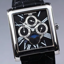 [Exc+5]Box FREDERIQUE CONSTANT FC265X3C24/6 Black Moonphase Quartz Men’s Watch
