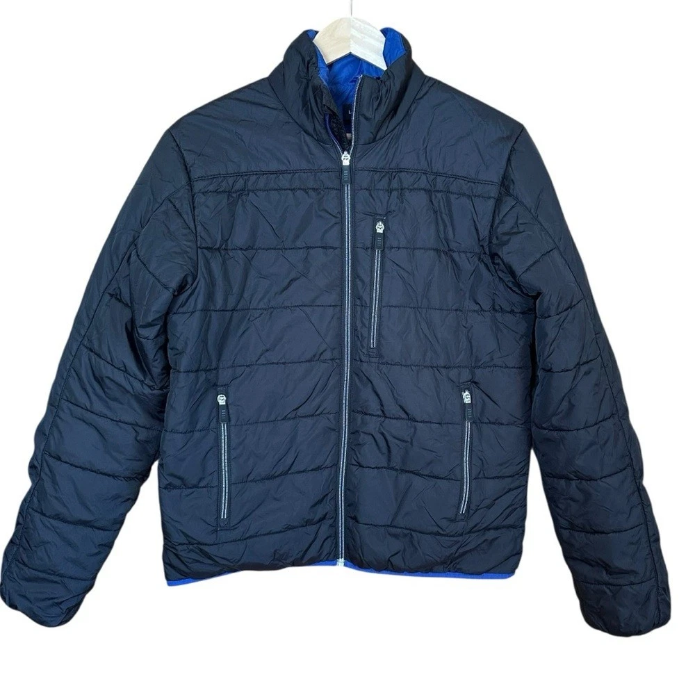 Lands’ End Insulated Primaloft Black Men’s Puffer Jacket S