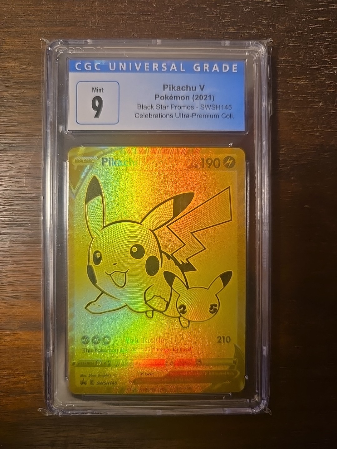Pikachu V 2021 Sword & Shield: Black Star Promo #SWSH145 Celebrations  Ultra-Premium Collection (Full Art) Price Guide - Sports Card Investor