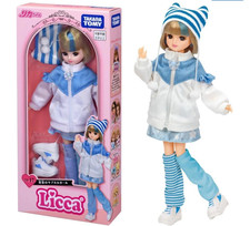 Licca-chan Doll LD-17 Harajuku Subculture Girl Blue Jersey Style Japan Limited